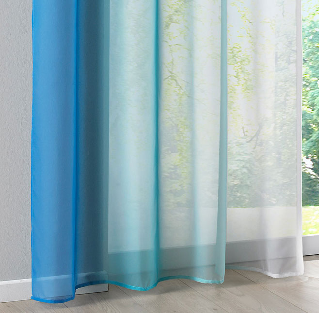 2er Pack Gardinen Vertikal Farbverlauf Druck Transparent »Modena« mit Ösen und Raffhalter, Vorhang, Dekoschal 10000183 Gardinen Set 10000183blau_d1_eaa6b23e-0be2-426c-b190-6873b8c371d5 | gerdinenbox.com
