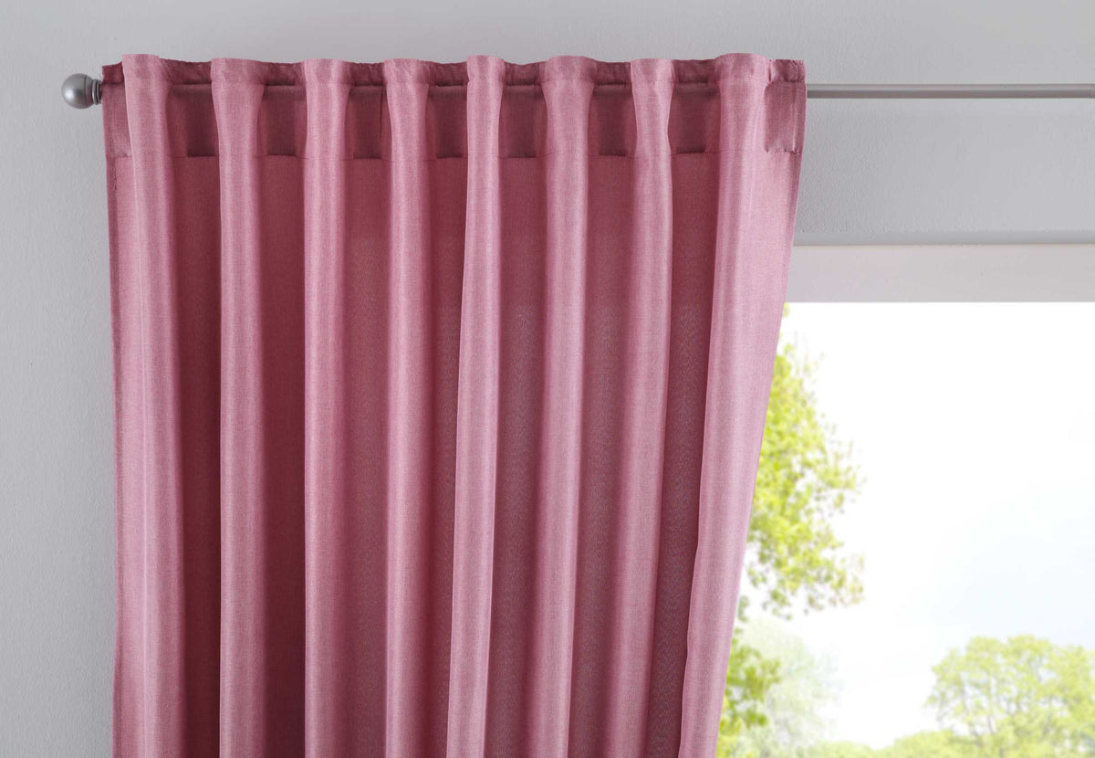 Vorhang Verdeckte Schlaufen Cationic »JENA« Blickdicht Leinen Optik Gardine Meliert Gardinenband mit Raffhalter 2019037 Altrosa HxB 145x140 cm Vorhang 2019037altrosa_46e7fe4f-0785-44f9-82cf-02766b89ca56 | gerdinenbox.com