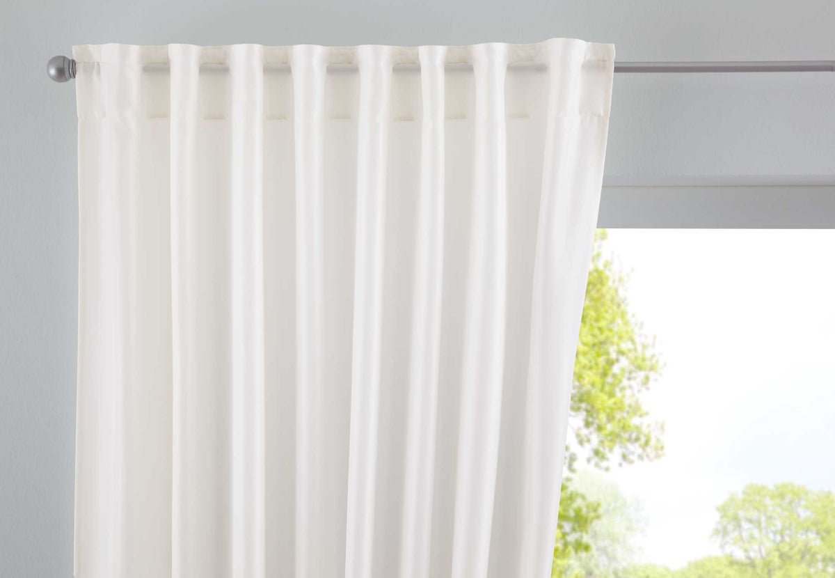 Vorhang Verdeckte Schlaufen Cationic »JENA« Blickdicht Leinen Optik Gardine Meliert Gardinenband mit Raffhalter 2019037 Creme HxB 145x140 cm Vorhang 2019037creme_be326807-c72c-4542-aea7-84046e94d0cd | gerdinenbox.com