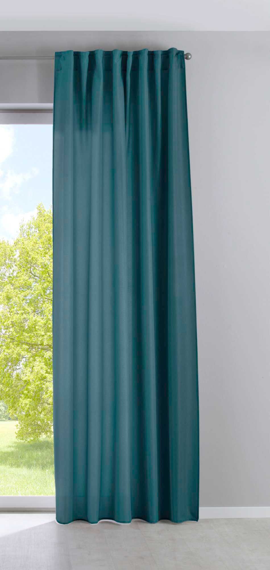 Vorhang Verdeckte Schlaufen Cationic »JENA« Blickdicht Leinen Optik Gardine Meliert Gardinenband mit Raffhalter 2019037 Vorhang 2019037smaragd_gruen-gerade_038949fd-7a2f-4ed0-af92-98762c3e5edd | gerdinenbox.com