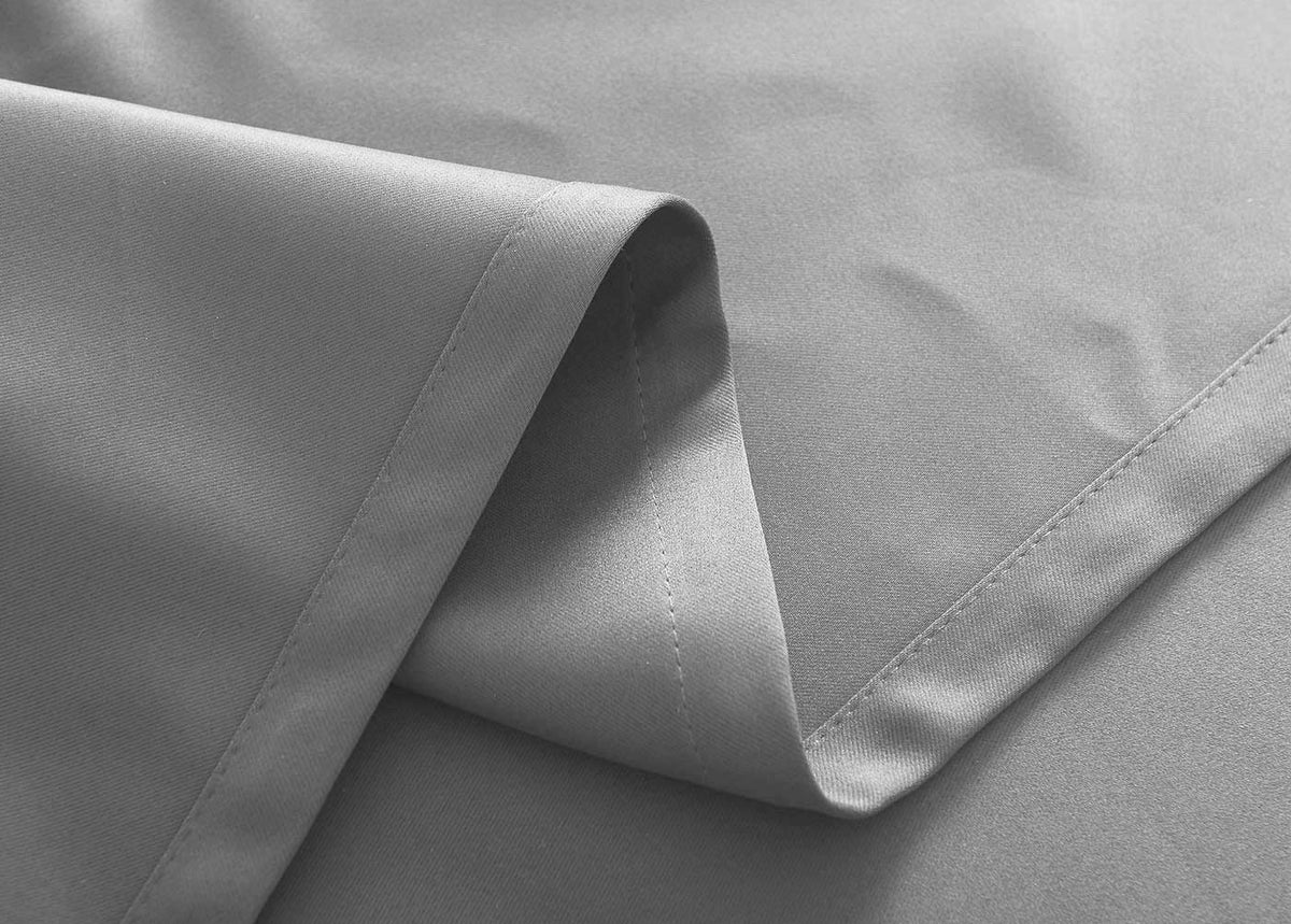 Vorhänge Blickdicht »NewYork« 2er-Pack Thermo-Gardinen Verdunkelungsvorhang Blackout Ösen schalldämmend UV-Schutz Raffhalter 201920600-2 Vorhang Set 201920600_grau_2_1_3355acde-75eb-487f-b5fa-793f83d41c18 | gerdinenbox.com