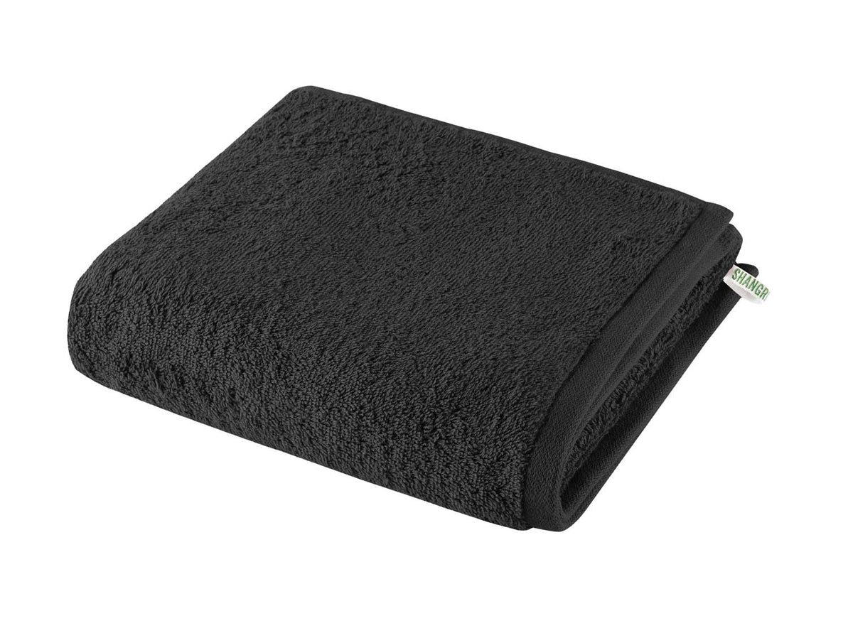 Frottee Waschlappen Handtuch Saunatuch »Montreal« 100% Bio Baumwolle 500 g/m² Nachhaltig Schwarz Handtuch 50x100 cm Frottee 2020102schwarz_9f9d0e90-b350-40dd-8d8e-ef01591812df | gerdinenbox.com