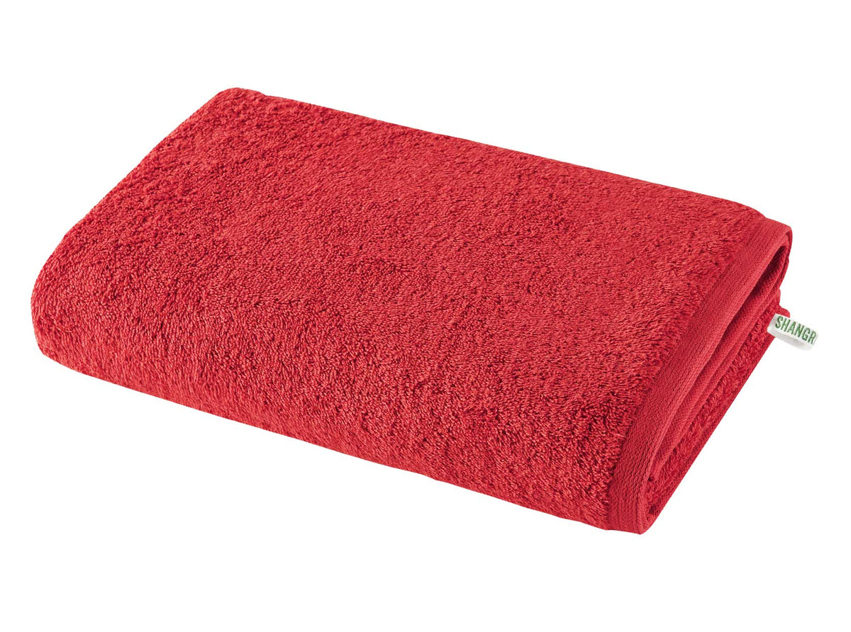 Frottee Waschlappen Handtuch Saunatuch »Montreal« 100% Bio Baumwolle 500 g/m² Nachhaltig Rot Badetuch 70x140 cm Frottee 2020103rot_19cc7847-4438-4cb2-8ec5-2d8dace5e716 | gerdinenbox.com