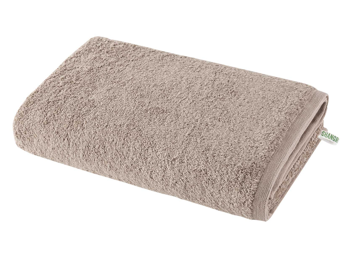 Frottee Waschlappen Handtuch Saunatuch »Montreal« 100% Bio Baumwolle 500 g/m² Nachhaltig Taupe Badetuch 70x140 cm Frottee 2020103taupe_18c04550-719f-4bdc-b3c7-84b8565db4ca | gerdinenbox.com