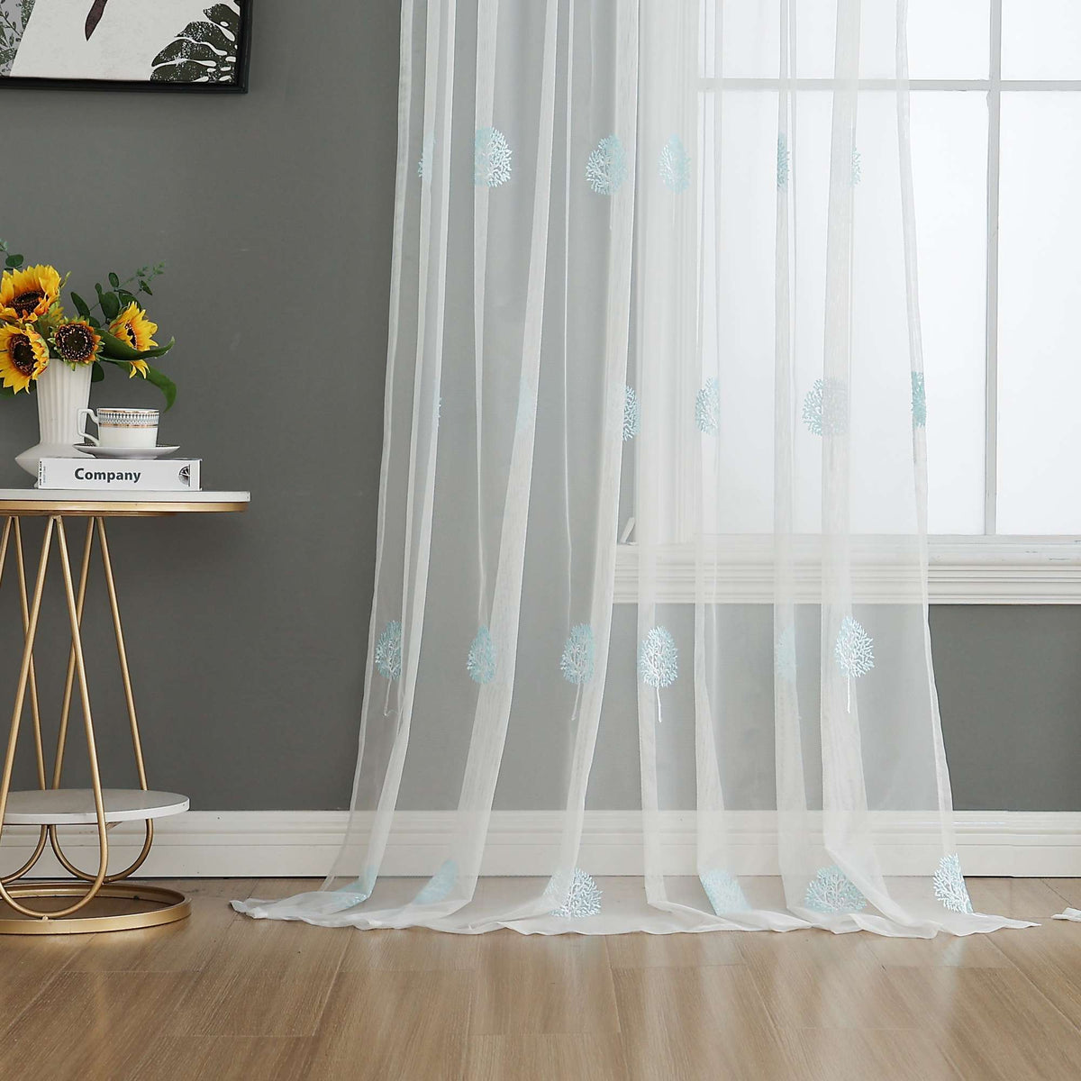 Gardine Raschel Stickerei Design »Florenz« Multiband für Gardinenschiene und Gardinenstange Elegante Fensterdekoration 2023200 04 Gardinenschal 202320004 | gerdinenbox.com