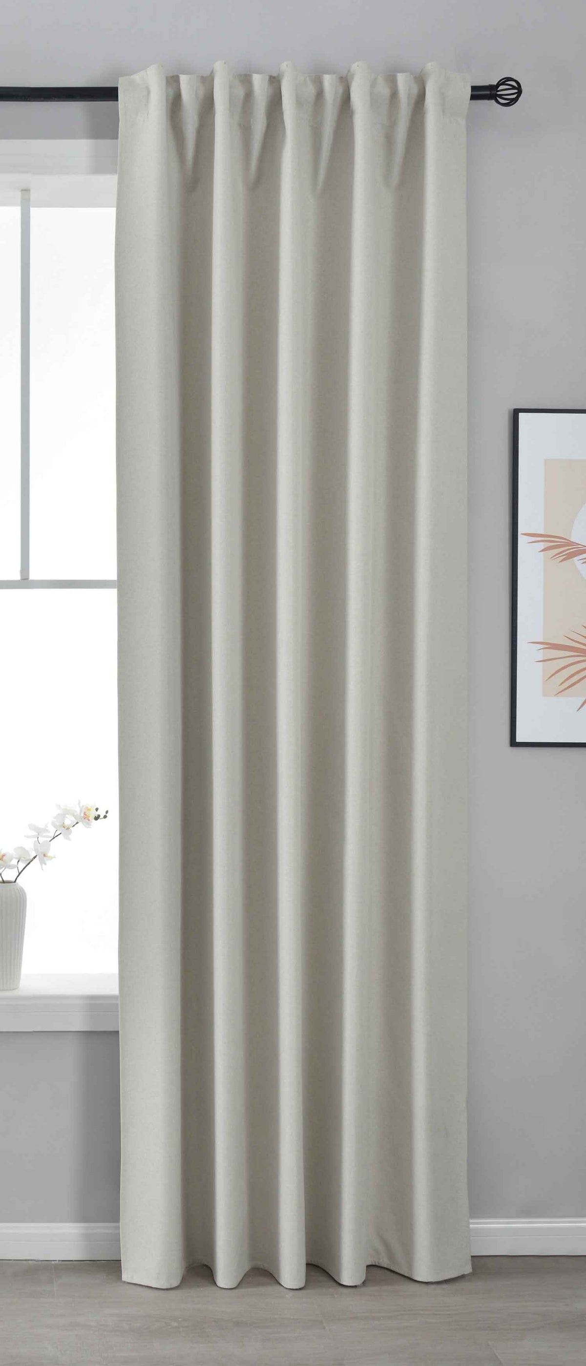 Premium Verdunkelungsvorhang »BOSTON Dark« 100% Verdunkelung mit Multibandaufhängung 2023600 Creme HxB 245x140 cm Vorhang 2023600creme | gerdinenbox.com