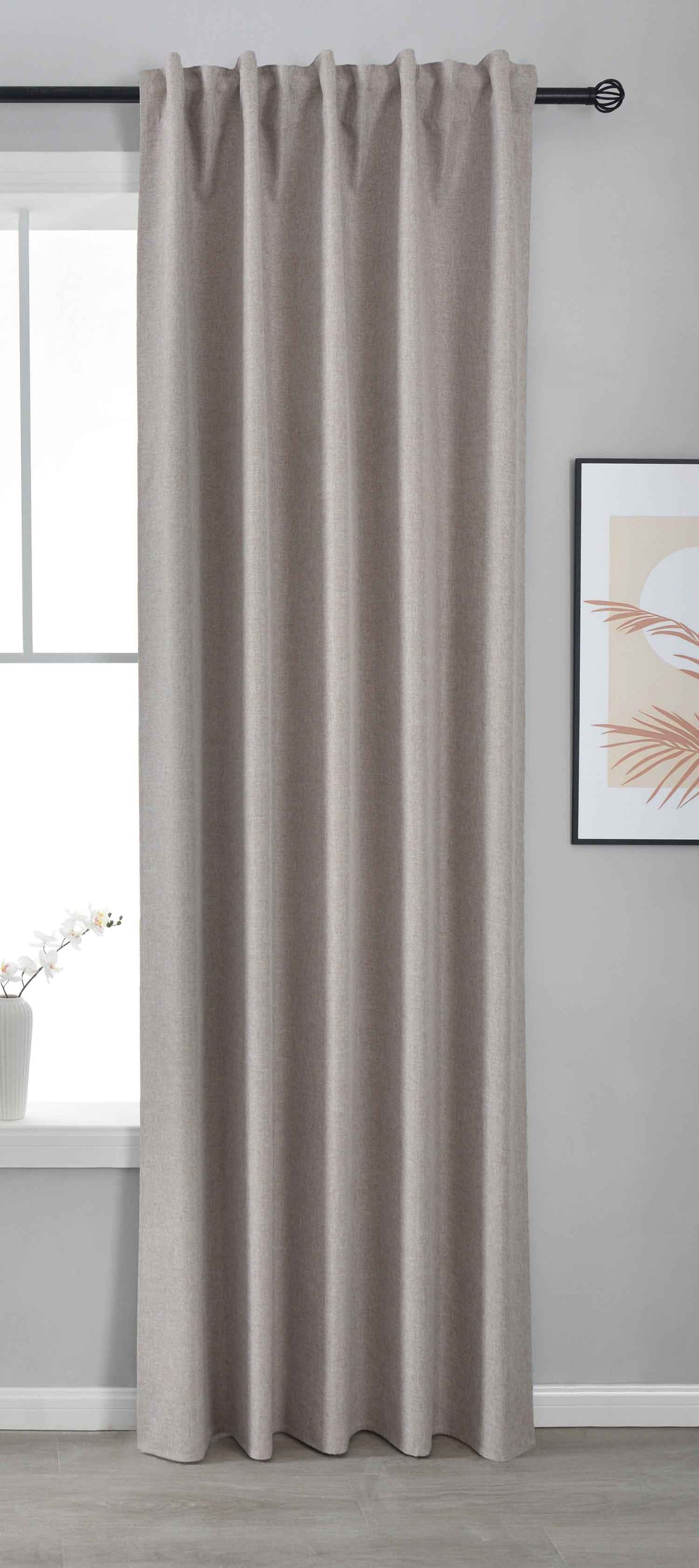 Premium Verdunkelungsvorhang »BOSTON Dark« 100% Verdunkelung mit Multibandaufhängung 2023600 Taupe HxB 245x140 cm Vorhang 2023600taupe_c51174c9-b9d9-44bf-9bea-eeeb462d478b | gerdinenbox.com