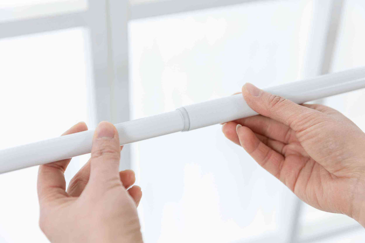 Ausziehbare Gardinenstange »Ningbo« Ø16/19 mm Komplettset zum sofortigen Montieren Wand- und Deckenmontage 2024140 Innenlaufstange 2024140_weiss_6 | gerdinenbox.com