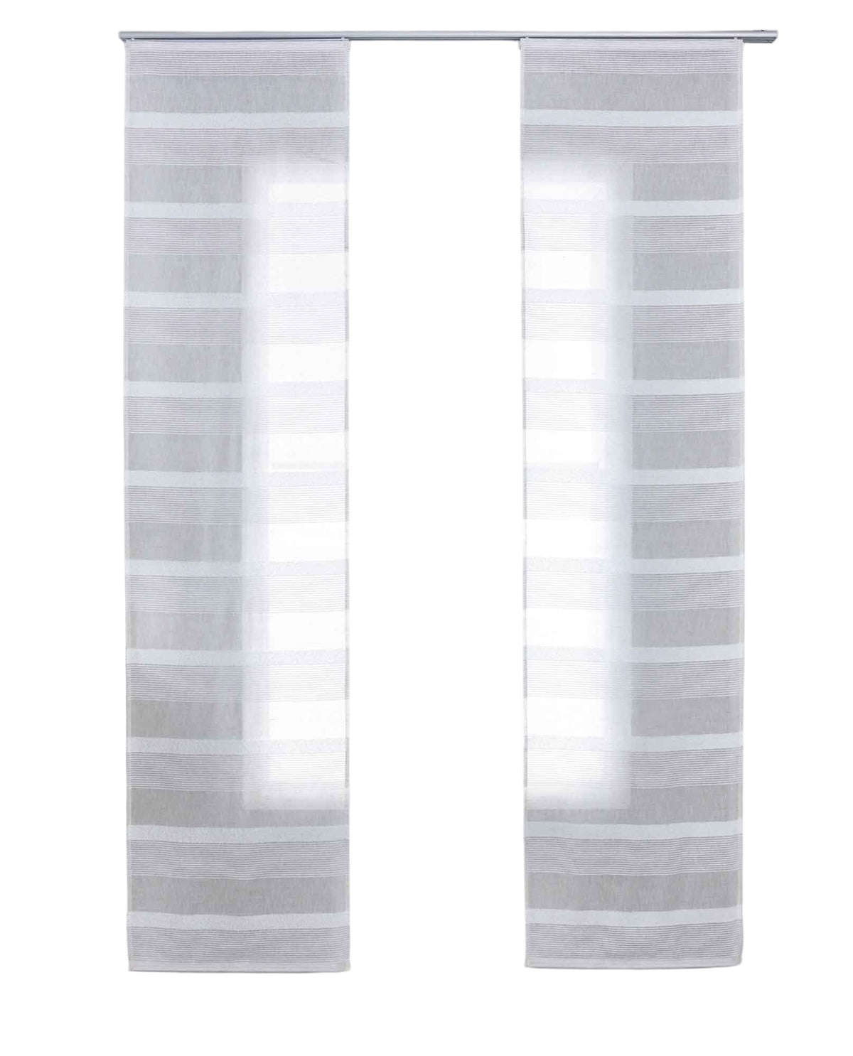 2er Set Halbtransparente Schiebegardinen Paneelwagen HxB 245x60 cm Natur Meliert »Halle« Chenille Leinenbindung Lichtdurchlässig Halbtransparent 202480P-2 Schiebegardine 202480P-2natur_meliert-crop | gerdinenbox.com