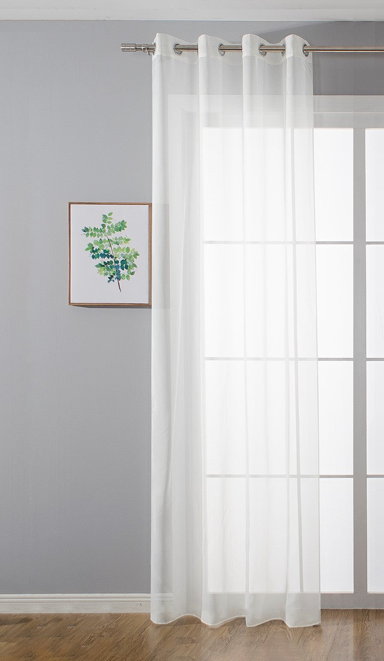 2er-Pack Ösen Gardinen Transparent Vorhang Set Wohnzimmer Voile Ösenvorhang Bleibandabschluß 203322 Gardinen Set 2033_bleiband_-_Kopie | gerdinenbox.com