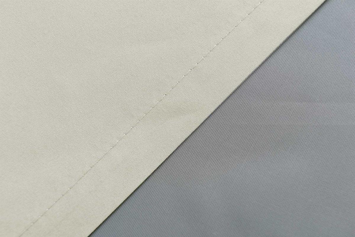 2er Set Vorhänge Schal Schlaufen »Berlin« Microsatin Lichtdurchlässig Kräuselband Uni Matt 20400N2 Vorhang 20400_detail_creme_2_ec9fe4e7-db77-4558-ac48-064bfe30e9e5 | gerdinenbox.com