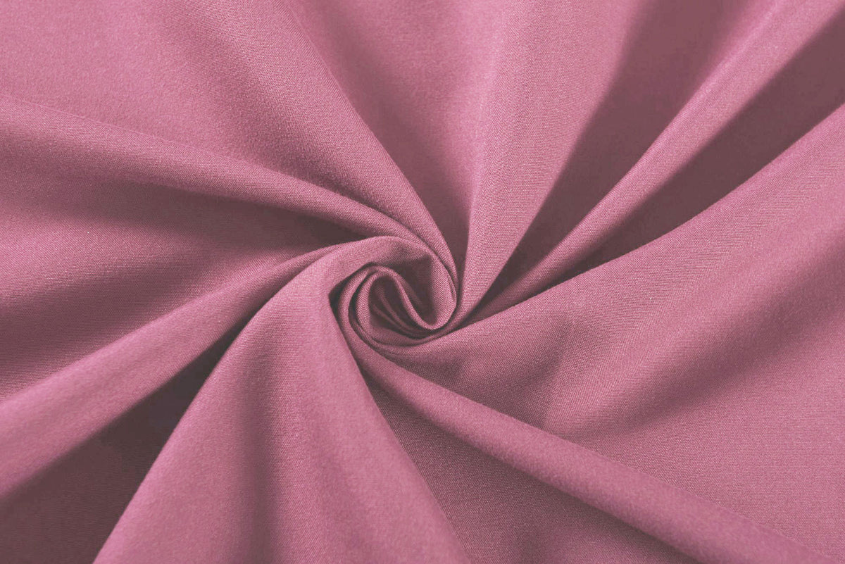 Vorhang Set Schal Ösen Microsatin Segeltuch Querbehang lichtdurchlässig Deko Wohnzimmer 20405S4 Vorhang Set 20405_pink_1 | gerdinenbox.com