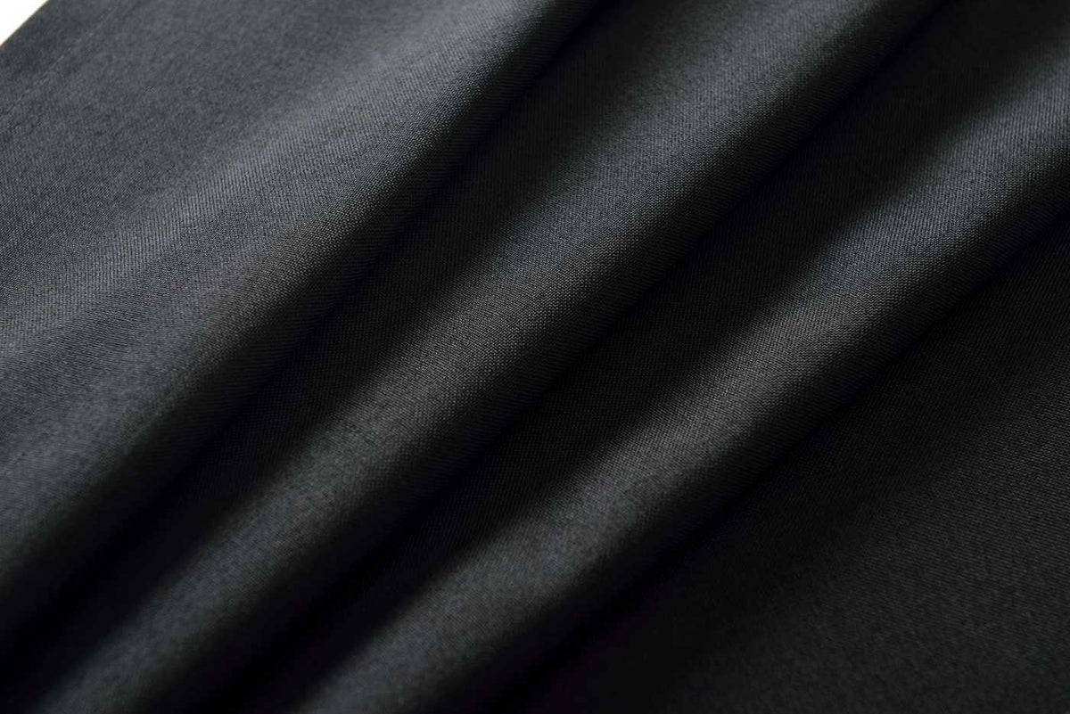 Vorhang Schal verdeckte Schlaufen >>Cationic<< blickdicht Leinen Optik natura seidenmatt (HxB) Landhaus Stil 20440 Vorhang 20440_schwarz_4 | gerdinenbox.com