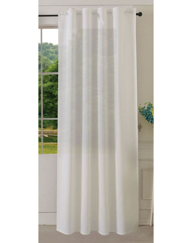 Vorhang Schal verdeckte Schlaufen >>Cationic<< blickdicht Leinen Optik natura seidenmatt (HxB) Landhaus Stil 20440 Natur Vorhang 20440natur | gerdinenbox.com