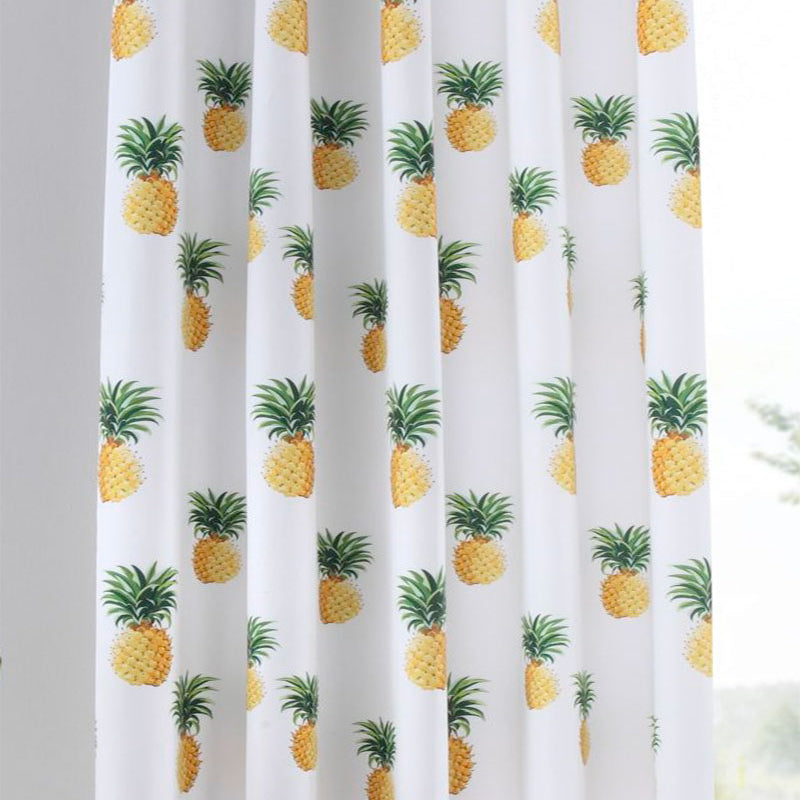 Vorhang Schal blickdicht verdeckte Schlaufen Universalband Digitaldruck (Höhe x Breite cm) 20490 Ananas Vorhang 20490ananas | gerdinenbox.com