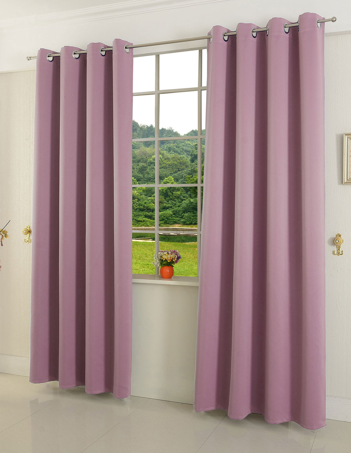 Verdunkelungsvorhang Ösen matt uni Farben blickdicht Blackout 20600 Lavendel 245x135 (HxB) Vorhang 20600lavendel | gerdinenbox.com