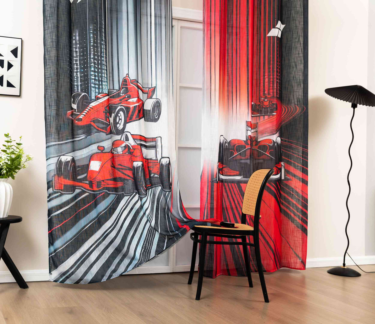 Vorhang Ösen Grobfaser »Seoul Collection« Digital Druck Ösen Gardinen Linenlook-Struktur Halbransparent Blickdicht 2024120 Vorhang 3F3A5917 | gerdinenbox.com