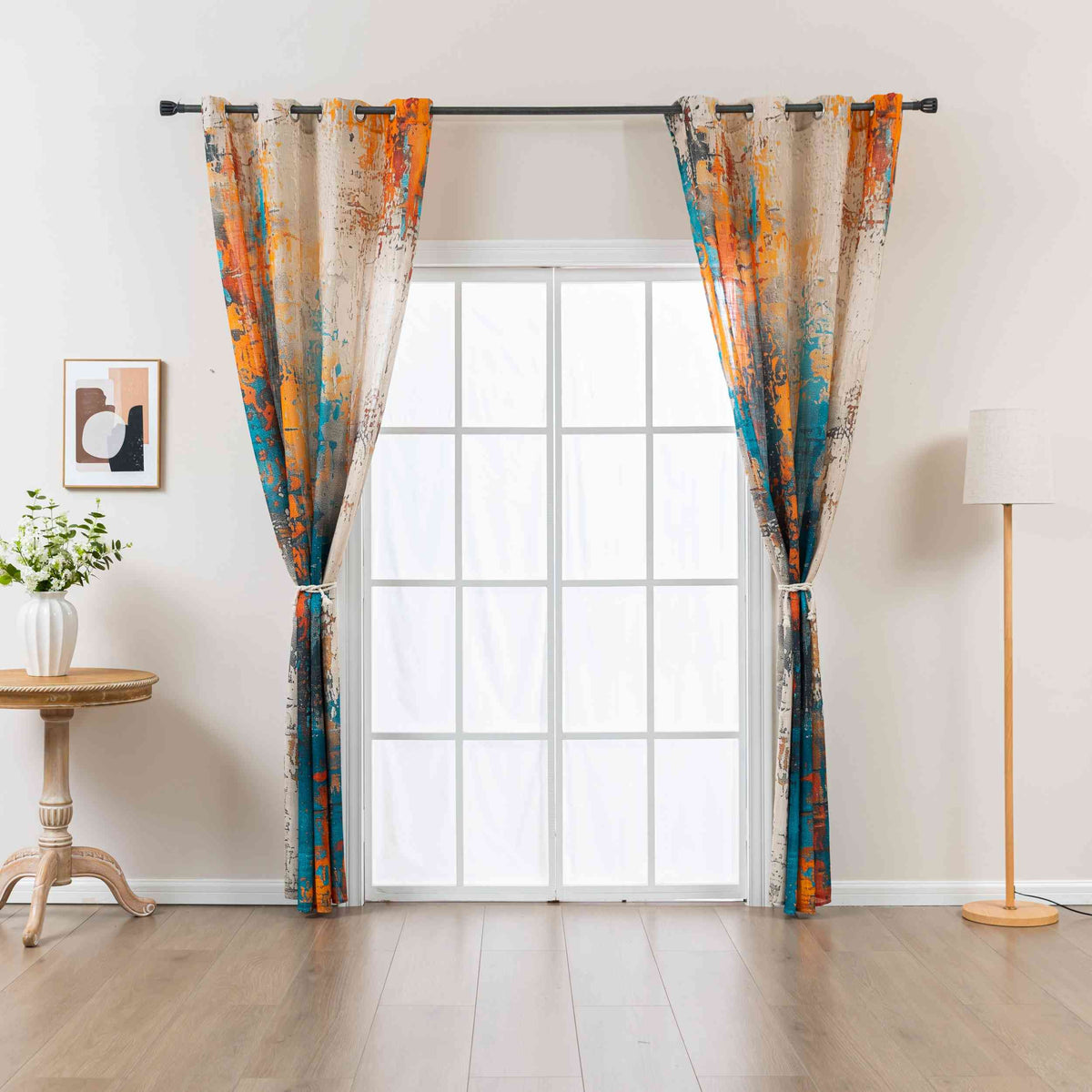Vorhang Ösen Grobfaser »Seoul Collection« Digital Druck Ösen Gardinen Linenlook-Struktur Halbransparent Blickdicht 2024120 Vorhang 3F3A6073 | gerdinenbox.com