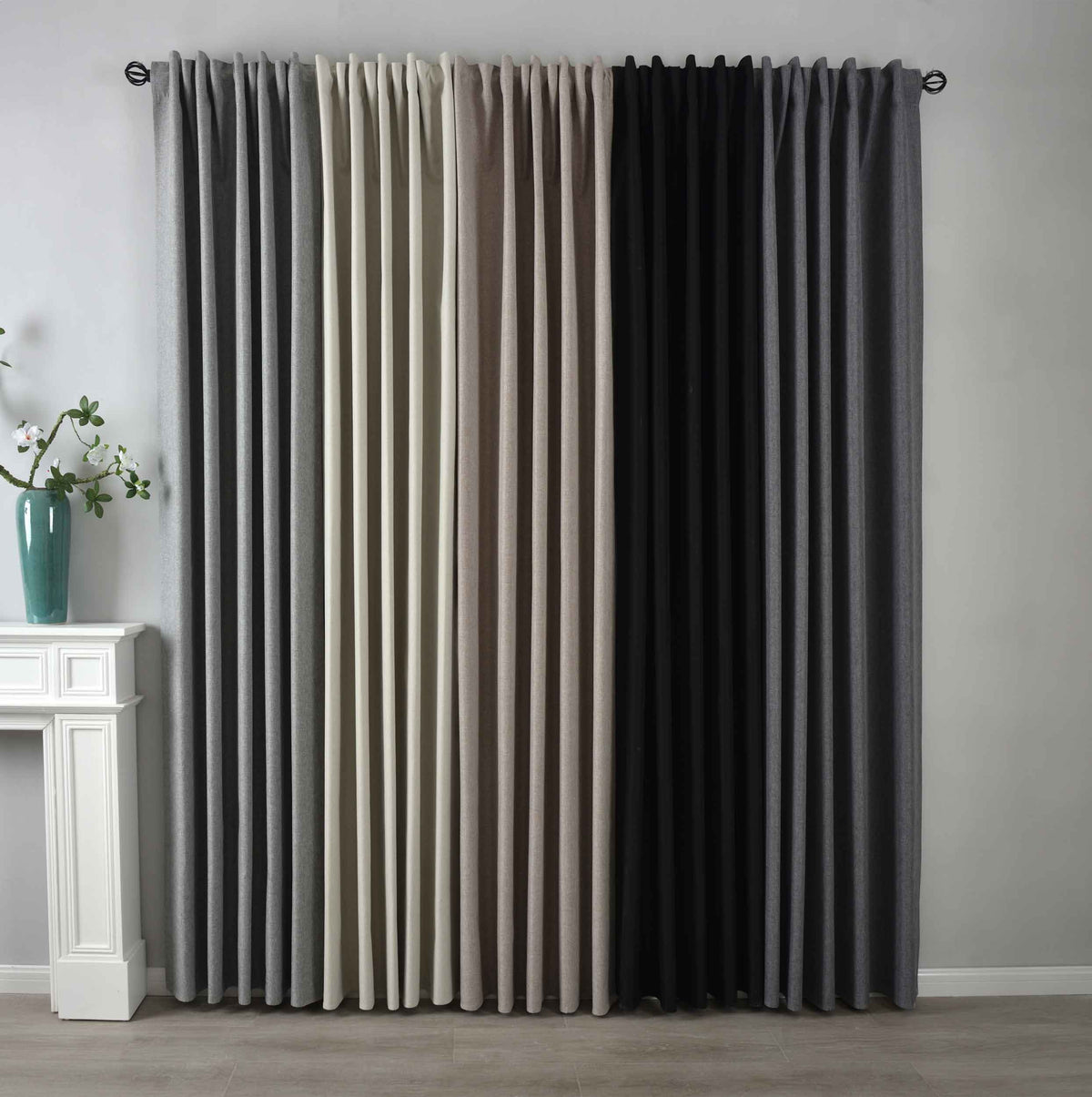 2er Set Verdunkelungsvorhänge 100% Verdunkelung »BOSTON Dark« mit Multibandaufhängung 2023600-2 Vorhang Set 47596040192264_65710bb5-de56-46b8-8846-79438981b90f | gerdinenbox.com