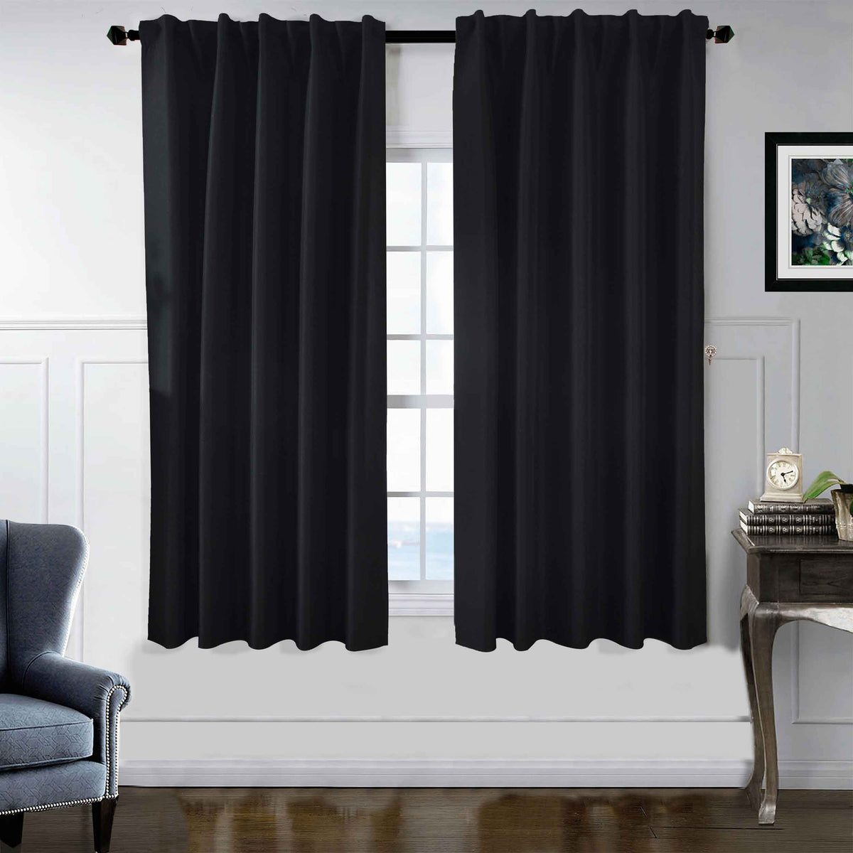 2er Set Verdunkelungsvorhänge 100% Verdunkelung »BOSTON Dark« mit Multibandaufhängung 2023600-2 Schwarz HxB 175x140 cm Vorhang Set 47596050481416_6e5c2465-2956-402c-b764-44ca82010c76 | gerdinenbox.com