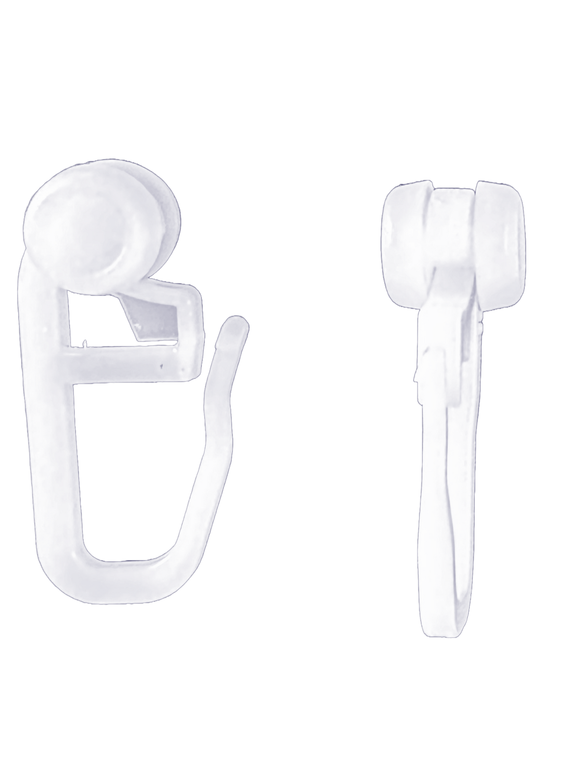 100 Gardinenröllchen, Rollringe, Universalhaken, Gardinengleiter - Leise und Effiziente Gleiter für Innenlaufschienen und -stangen | Made in Germany | Ø8mm x 8mm x 27mm 20231000 Gardinen Zubehör 49340487926024_685a4140-2ba5-4ba6-b932-b7d1105592d4 | gerdinenbox.com