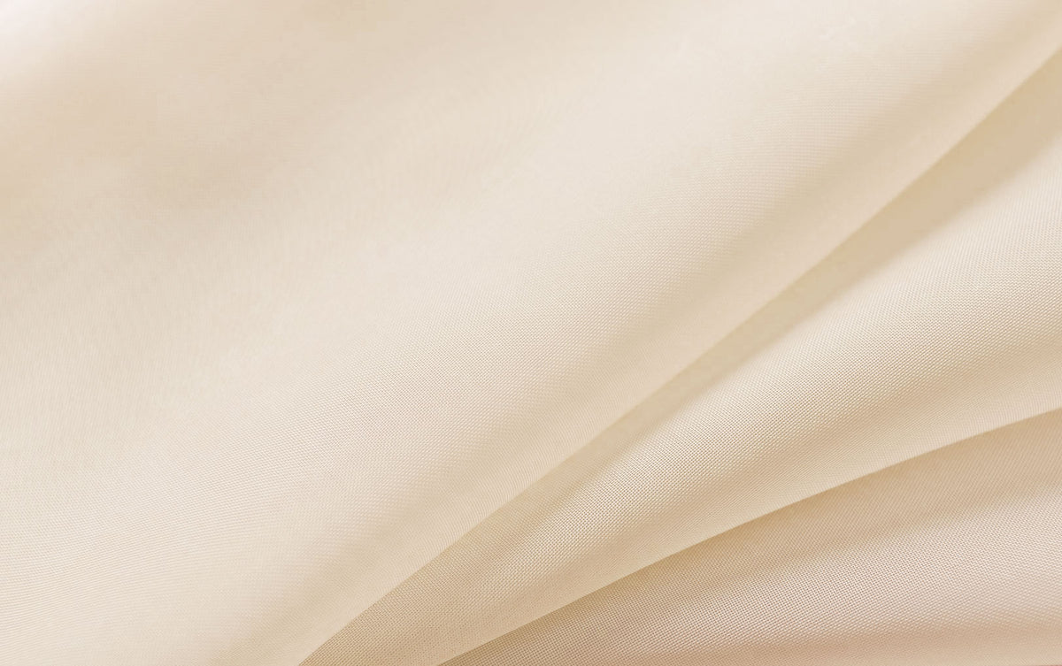 2er-Pack Gardinen Transparent Vorhang Set Wohnzimmer Voile Schlaufenschal mit Bleibandabschluß 61000CN Gardinen Set 61000cn_d2_creme | gerdinenbox.com