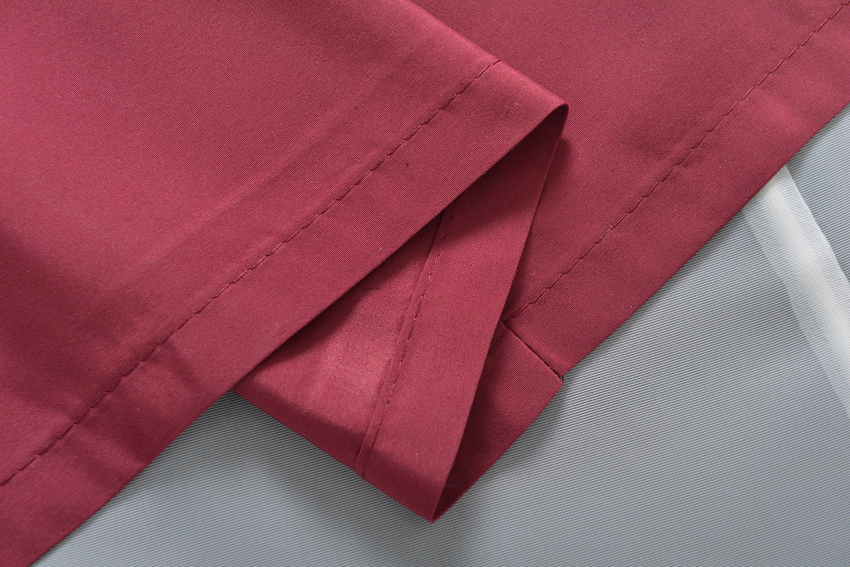 Doppel Raffrollo Palma Microsatin matt Voile Faltgardinen Faltrollo Schlaufenrollo mit Universalgardinenband 20410 Raffrollo Img29977 | gerdinenbox.com