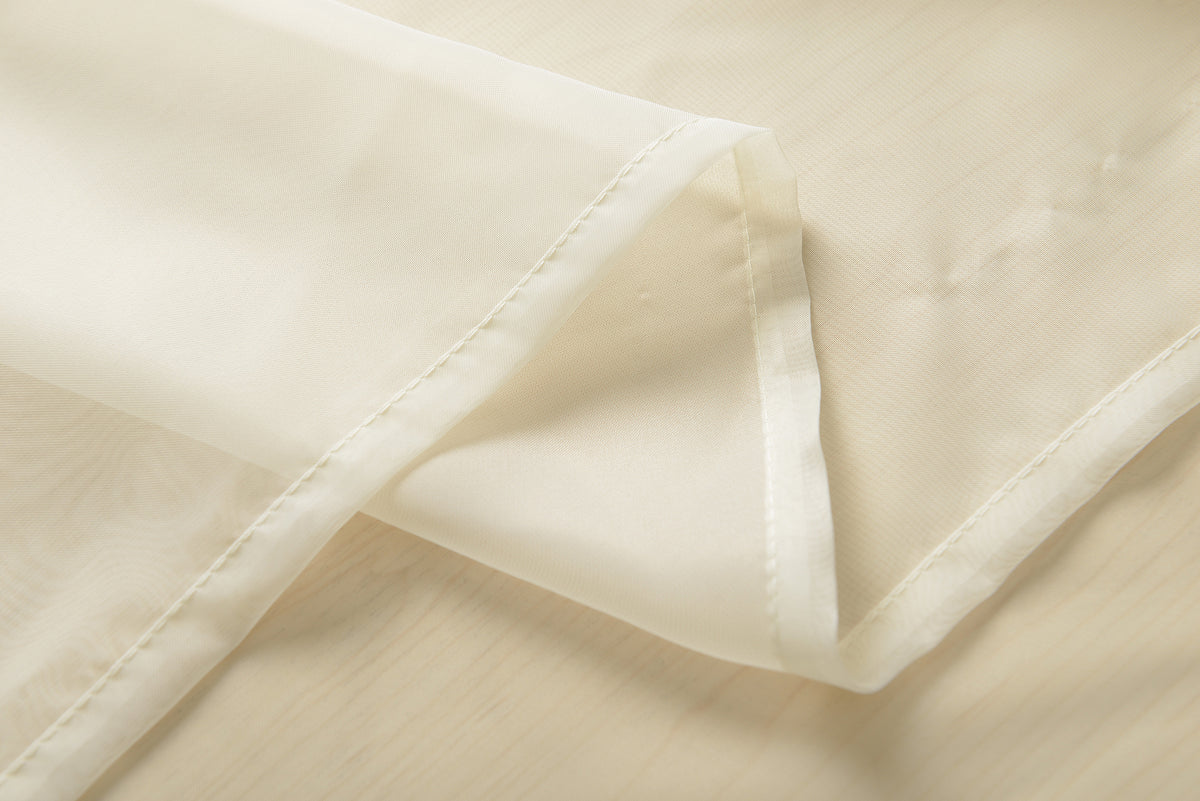 2er-Pack Ösen Gardinen Transparent Vorhang Set Wohnzimmer Voile Ösenvorhang Bleibandabschluß 203322 Gardinen Set Img62657 | gerdinenbox.com