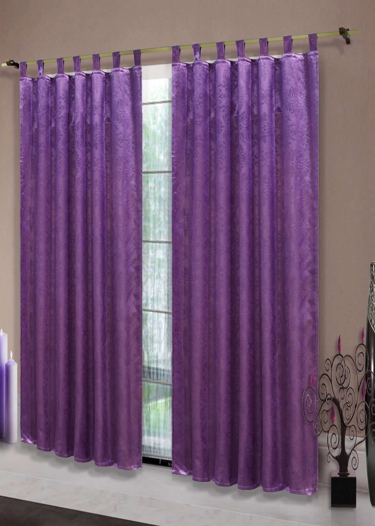 Satin Emboss / Reliefprägung bemustert Vorhang Gardine Barock -20380- Blickdicht zum Verdunkeln mit Schlaufen und eingenähtem Kräuselband, (Höhe x Breite in cm) 20380 Lila Vorhang Satin_Emboss_-_Reliefpragung_bemustert_Vorhang_Gardine_Barock_-20380-_Blickdicht_zum_Verdunkeln_mit_Schlaufen_und_eingenahtem_Krauselband_Hohe_x_Breite_in_cm_20380_-_Gardinenbox._d2cb7694-e97b-44a6-b997-afcc82d63686 | gerdinenbox.com