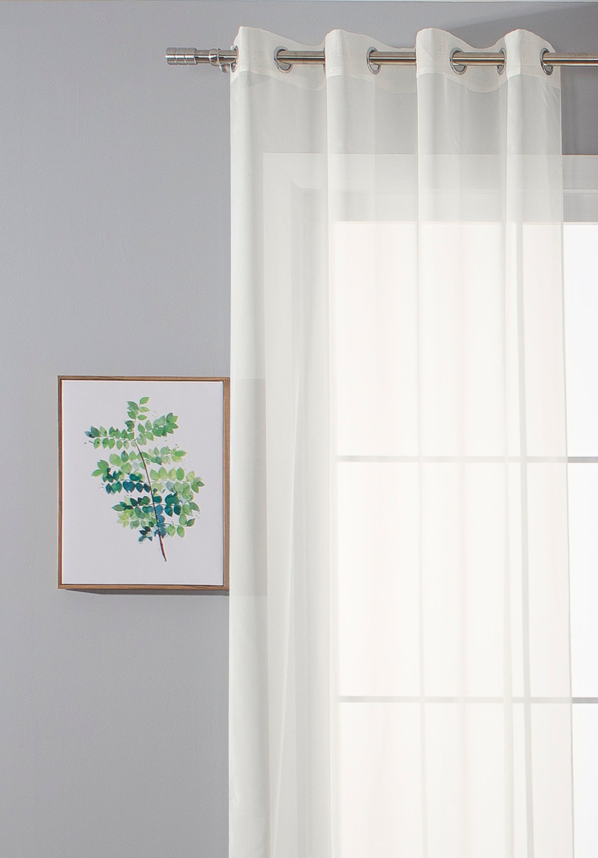 2er-Pack Ösen Gardinen Transparent Vorhang Set Wohnzimmer Voile Ösenvorhang Bleibandabschluß 203322 Gardinen Set cream | gerdinenbox.com