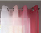 2er Pack Gardinen Vertikal Farbverlauf Druck Transparent »Modena« mit Ösen und Raffhalter, Vorhang, Dekoschal 10000183 Gardinen Set 10000183_rosa_3_68b6f005-c349-404d-b45c-c871f95a427c | gerdinenbox.com