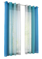 2er Pack Gardinen Vertikal Farbverlauf Druck Transparent »Modena« mit Ösen und Raffhalter, Vorhang, Dekoschal 10000183 Gardinen Set 10000183blautoene-crop | gerdinenbox.com