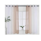 2er Pack Gardinen Vertikal Farbverlauf Druck Transparent »Modena« mit Ösen und Raffhalter, Vorhang, Dekoschal 10000183 Gardinen Set 10000183brauntoene-145crop | gerdinenbox.com