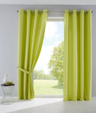 2er Set Vorhänge Blickdicht Gardinen Matt Lichtdurchlässig »PALERMO« mit Ösen und Raffhalter Dekoschal 10000265-2 Limette HxB 245x140 cm Vorhang Set 10000265-2limette_3d02c533-ca95-4c76-b132-17dc4075a5e9 | gerdinenbox.com