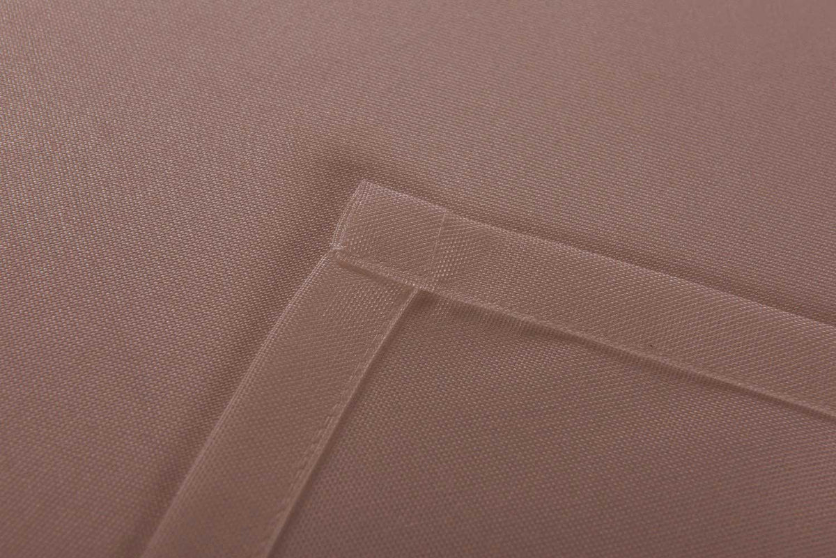 2er Pack Flächenvorhänge Schiebegardinen komplett Set Cationic blickdicht Leinen Optik natura seidenmatt Landhaus Stil 204411-2 Schiebegardine 10000265_fabric_taupe_3 | gerdinenbox.com
