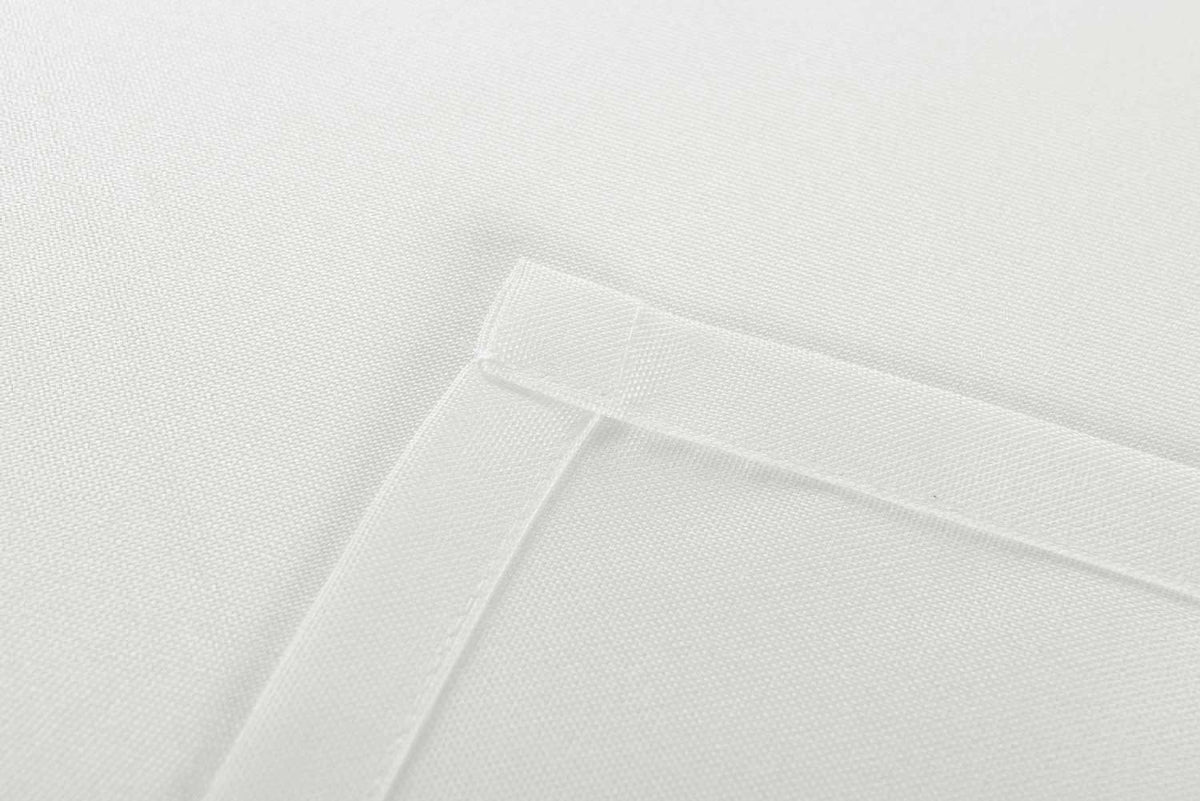 2er Pack Flächenvorhänge Schiebegardinen komplett Set Cationic blickdicht Leinen Optik natura seidenmatt Landhaus Stil 204411-2 Schiebegardine 10000265_fabric_weiss_3 | gerdinenbox.com
