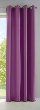 Vorhang Blickdicht Gardine Matt Lichtdurchlässig »PALERMO« mit Ösen und Raffhalter Dekoschal 10000265 Lila HxB 145x140 cm Vorhang 10000265lila_aadf4cb7-cb4e-4374-a5d4-cc0fca07055e | gerdinenbox.com
