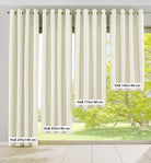 Vorhang Blickdicht Gardine Matt Lichtdurchlässig »PALERMO« mit Ösen und Raffhalter Dekoschal 10000265 Vorhang 10000265size_creme_7e245ace-63da-48e4-bed3-f999f30ce809 | gerdinenbox.com