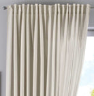 Vorhang Verdeckte Schlaufen Cationic »JENA« Blickdicht Leinen Optik Gardine Meliert Gardinenband mit Raffhalter 2019037 Sand HxB 250x300 cm Vorhang 2019037sand-breit | gerdinenbox.com