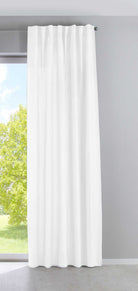 Vorhang Verdeckte Schlaufen Cationic »JENA« Blickdicht Leinen Optik Gardine Meliert Gardinenband mit Raffhalter 2019037 Vorhang 2019037weiss-gerade_1_eeec9fd4-1ad7-4c86-b13a-554c7df0cb3a | gerdinenbox.com
