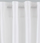 2er Set Vorhänge Verdeckte Schlaufen Cationic »JENA« Blickdicht Leinen Optik Gardinen Meliert Gardinenband mit Raffhalter 2019037-2 Vorhang Set 2019037weiss-st | gerdinenbox.com