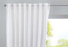 Vorhang Verdeckte Schlaufen Cationic »JENA« Blickdicht Leinen Optik Gardine Meliert Gardinenband mit Raffhalter 2019037 Weiß HxB 225x140 cm Vorhang 2019037weiss | gerdinenbox.com