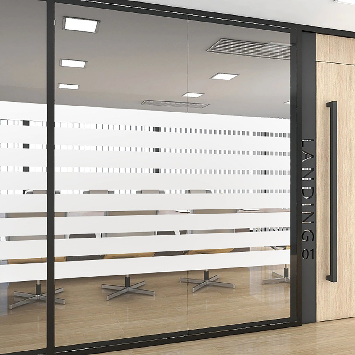Fensterfolie selbsthaftend Sichtschutzfolie Anti-UV statische Haftung Folie selbstklebend 201916000 Folien 201916000streifen_10_cm-extra_4c493d23-b813-4228-b73f-c4cf57bbcab1 | gerdinenbox.com