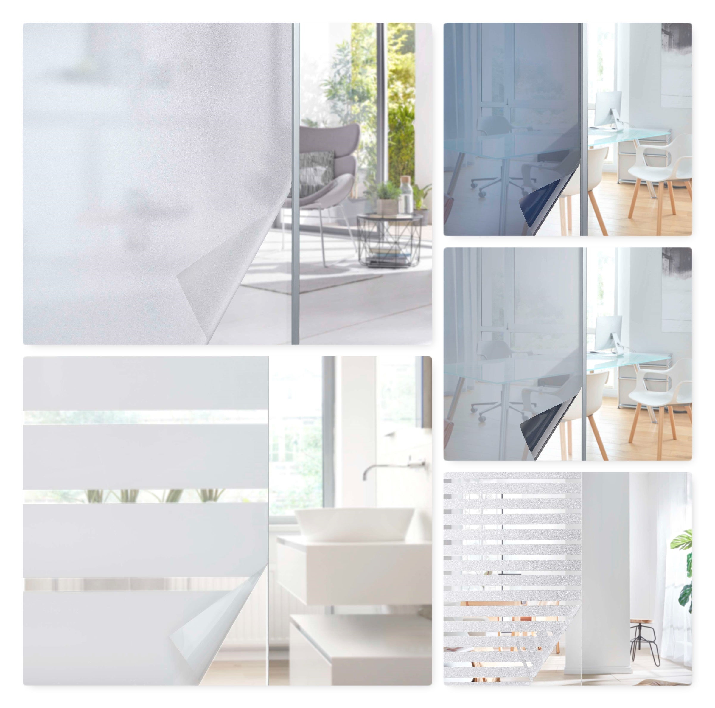 Fensterfolie selbsthaftend Sichtschutzfolie Anti-UV statische Haftung Folie selbstklebend 201916000 Folien 201916000var | gerdinenbox.com