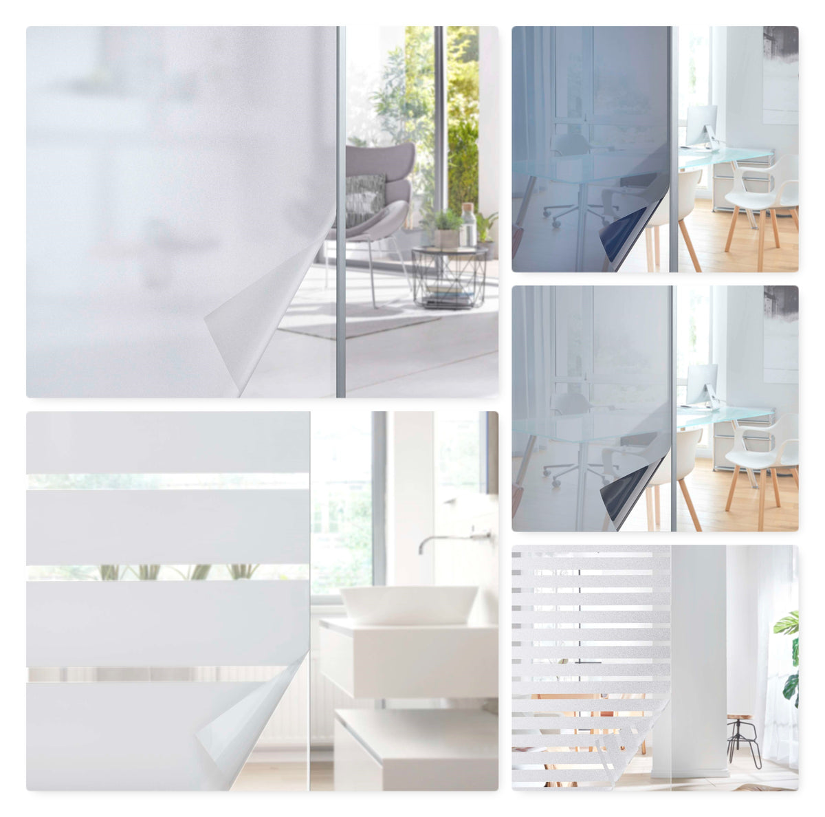 Fensterfolie selbsthaftend Sichtschutzfolie Anti-UV statische Haftung Folie selbstklebend 201916000 Folien 201916000var | gerdinenbox.com