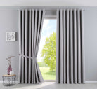 Vorhänge Blickdicht »NewYork« 2er-Pack Thermo-Gardinen Verdunkelungsvorhang Blackout Ösen schalldämmend UV-Schutz Raffhalter 201920600-2 Grau HxB 245x295 cm Vorhang Set 201920600-2grau-295_c08c9f04-6aad-474f-94e5-507416991097 | gerdinenbox.com