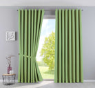 Vorhänge Blickdicht »NewYork« 2er-Pack Thermo-Gardinen Verdunkelungsvorhang Blackout Ösen schalldämmend UV-Schutz Raffhalter 201920600-2 Grün HxB 225x295 cm Vorhang Set 201920600-2gruen-295 | gerdinenbox.com
