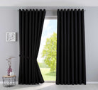Vorhänge Blickdicht »NewYork« 2er-Pack Thermo-Gardinen Verdunkelungsvorhang Blackout Ösen schalldämmend UV-Schutz Raffhalter 201920600-2 Schwarz HxB 245x295 cm Vorhang Set 201920600-2schwarz-295_5852c95d-0a05-4d4a-a4f2-8a7ebe1f8c71 | gerdinenbox.com