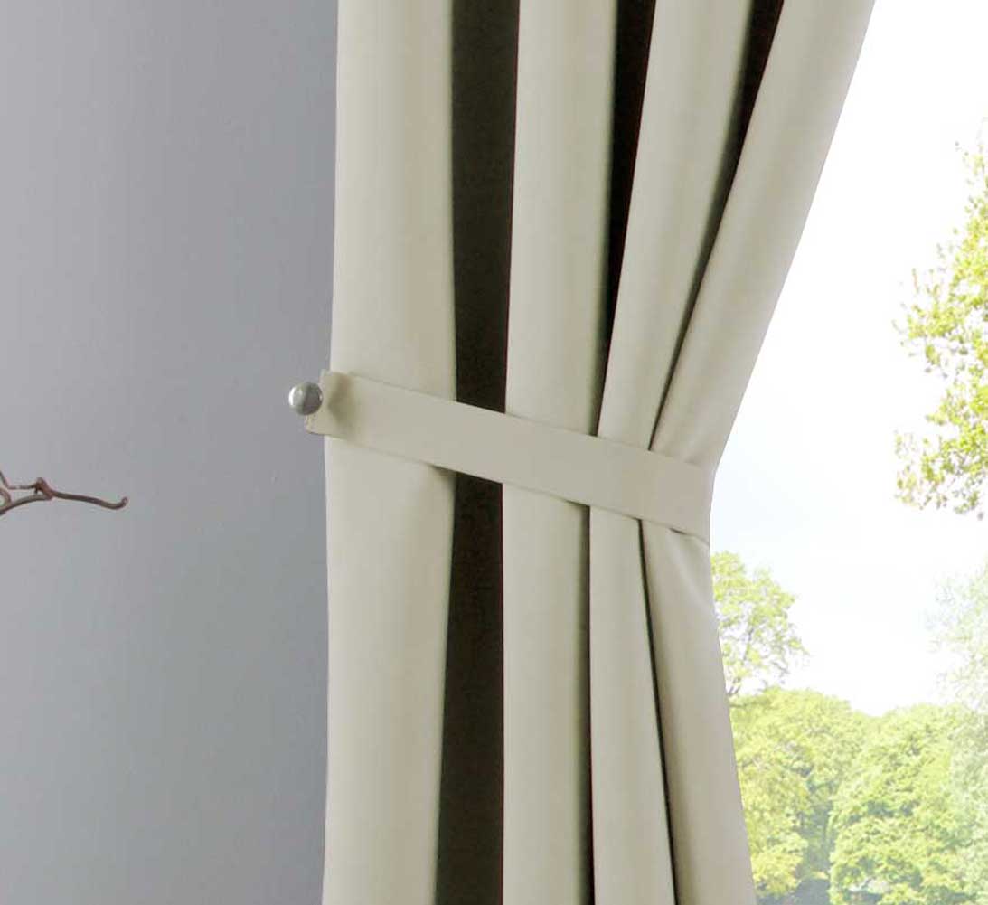 Vorhang Blickdicht »NewYork« 1er-Pack Thermo-Gardine Verdunkelungsvorhang Blackout Ösen schalldämmend UV-Schutz Raffhalter 201920600 Vorhang 201920600_beige_3-salbei | gerdinenbox.com