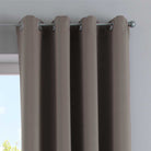 Vorhänge Blickdicht »NewYork« 2er-Pack Thermo-Gardinen Verdunkelungsvorhang Blackout Ösen schalldämmend UV-Schutz Raffhalter 201920600-2 Vorhang Set 201920600_taupe_3_14c501d2-694a-49c7-b1dc-d19765ab35f3 | gerdinenbox.com